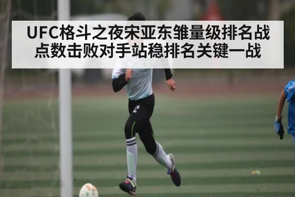 UFC格斗之夜宋亚东雏量级排名战点数击败对手站稳排名关键一战